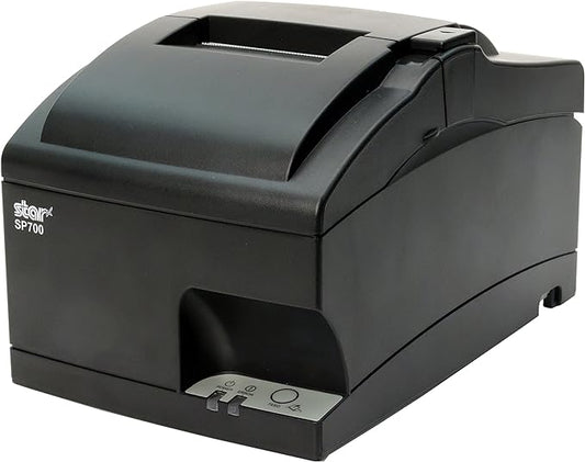 Star Micronics SP742ME Ethernet (LAN) Impact Receipt Printer with Auto-cutter and Internal Power Supply - Gray